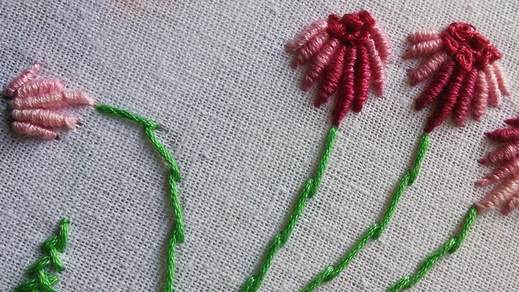 Hand Embroidery Stitches | Bullion Stitch | HandiWorks #30
