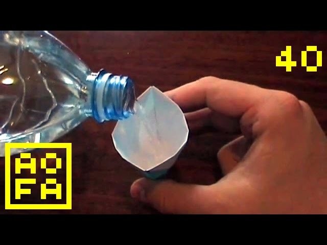 How to make an Origami Drinking Cup . for all (40)