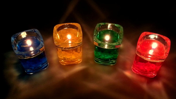 How to make water candles