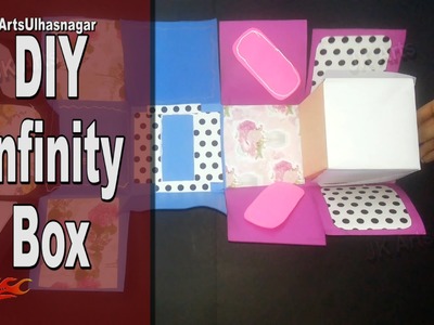 INFINITE BOX Never ending gift!. exploding box  | How to make | JK Arts 954