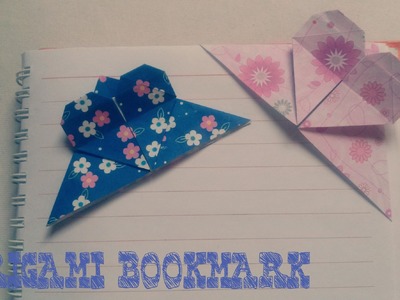Origami Easy - Origami Bookmark - Heart Bookmark