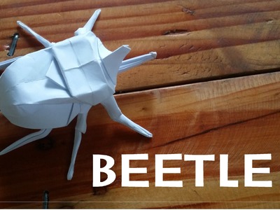 Origami How to make a Beetle