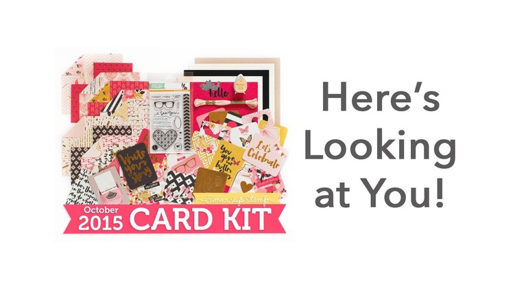Simon Says Stamp October 2015 Card Kit Reveal & Inspiration with Shari Carroll