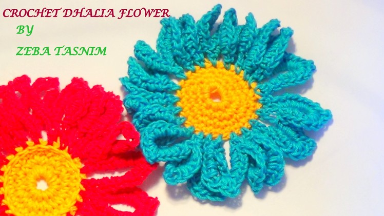 VERY EASY CROCHET DAHLIA FLOWER-1