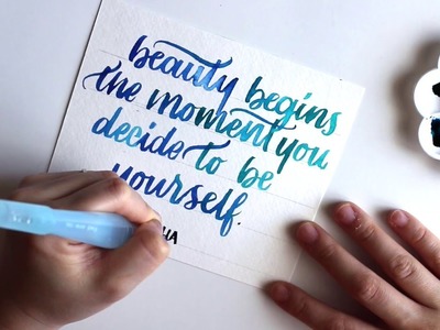 Watch Me Write: Brush Lettering