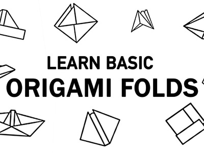 3D Origami Basic Folds  | Learn Origami | Basic Origami Folds | 3d Origami Folds