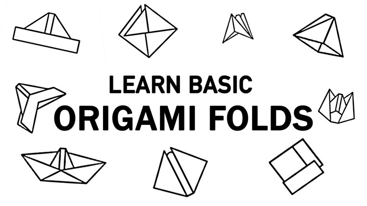3D Origami Basic Folds  | Learn Origami | Basic Origami Folds | 3d Origami Folds