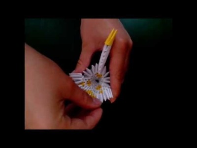 3D Origami Small Peacock-Tutorial-Kleiner Pfau