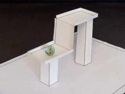3D Paper Illusion - Impossible Gravity Illusion - 2