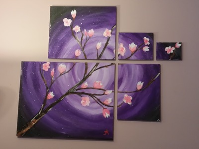 Cherry Blossom Painting Timelapse