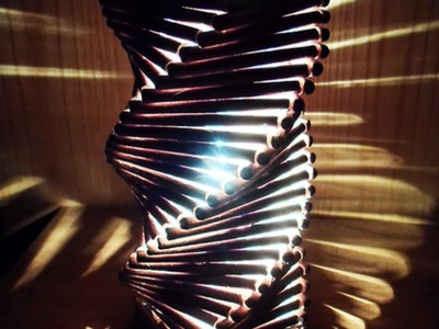 Construct a Funky Spiral Dowel Lamp - Home - Guidecentral