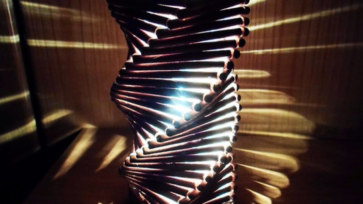 Construct a Funky Spiral Dowel Lamp - Home - Guidecentral