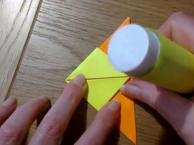 Corner Bookmark tutorial made with post it notes