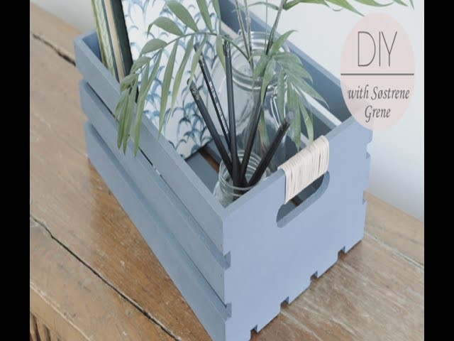 DIY: Boxes for storage by Søstrene Grene