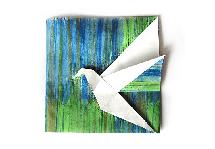 Easy Origami Bird  - Ideas for gift - Easy Origami envelope.