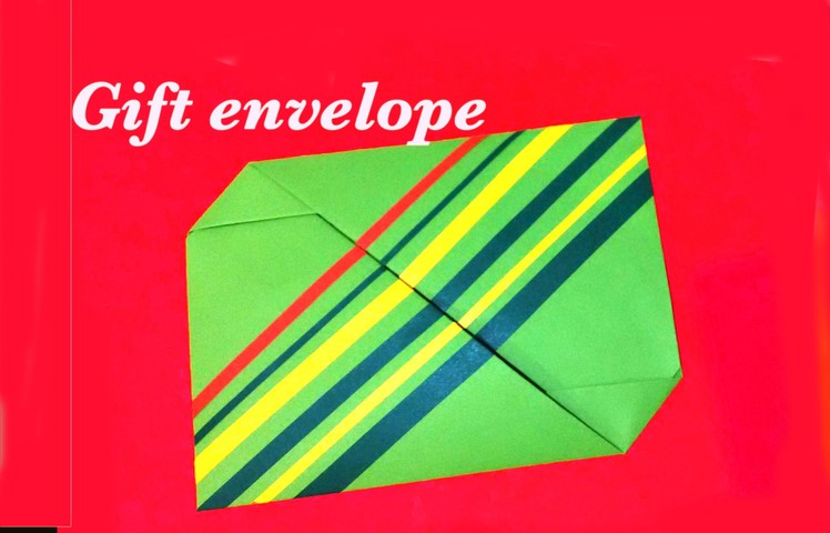 Easy Origami Gift Envelope . Money envelope