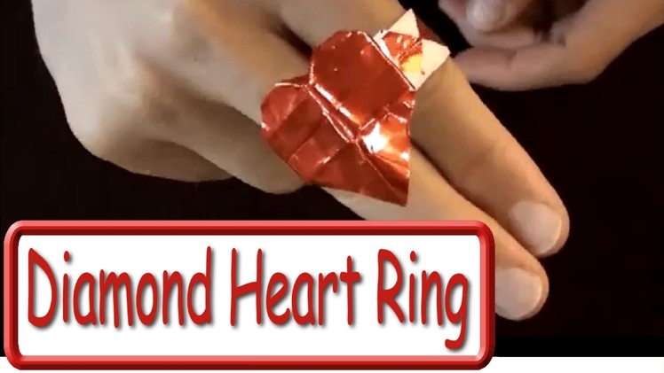 Fold an Origami Diamond Heart Ring! Designed by Jeremy Shafer