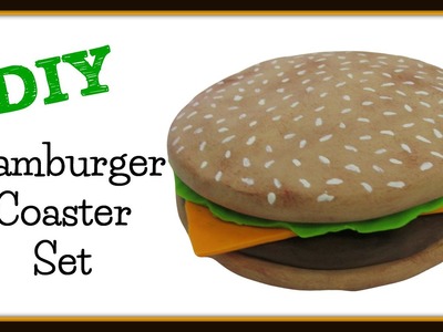 Hamburger Drink Coaster DIY ~ Another Coaster Friday Craft Klatch How to Make
