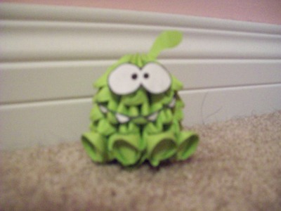 How to 3D Origami Om-Nom (Cut the Rope)