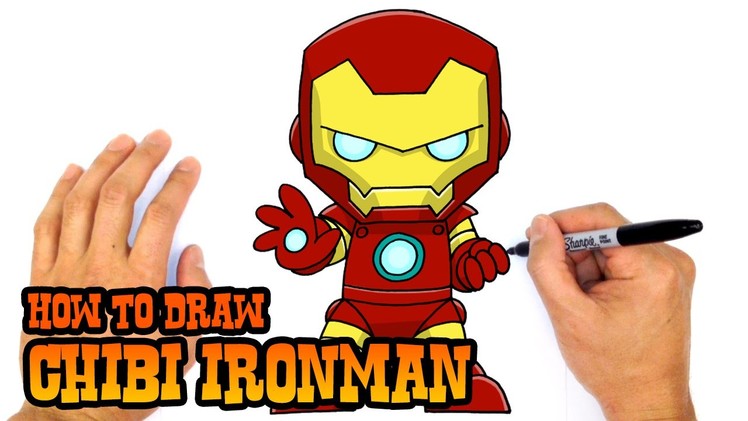 How to Draw Ironman (Chibi)- Kids Art Lesson