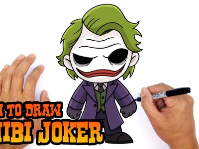 How to Draw Joker (Chibi)- Kids Art Lesson