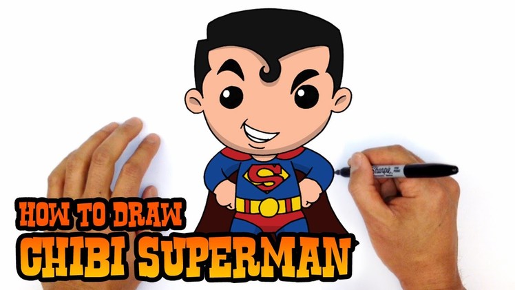 How to Draw Superman (Chibi)- Step by Step Art Lesson