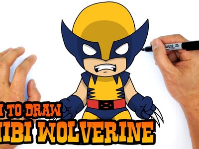 How to Draw Wolverine (Chibi)- Kids Art Lesson