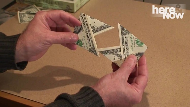 How To: Fold An 'X Wallet' Out Of Dollar Bills
