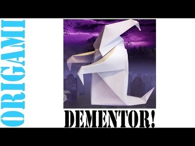 How To Make a (ORIGAMI) Paper: Harry Potter Dementor - TCGames [HD]!