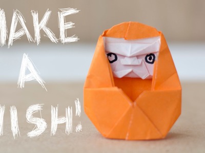 How to Make a Wish! Origami Daruma doll