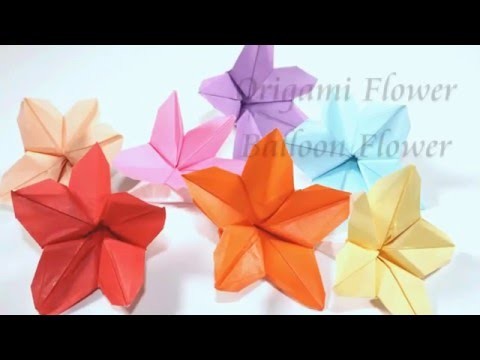 How to Make an Origami Balloon Flower