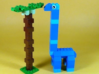 How To Make Lego DINOSAUR APATOSAURUS - 10664 LEGO® Bricks and More Creative Tower Tutorial
