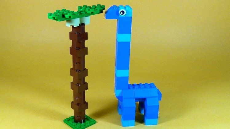 How To Make Lego DINOSAUR APATOSAURUS - 10664 LEGO® Bricks and More Creative Tower Tutorial