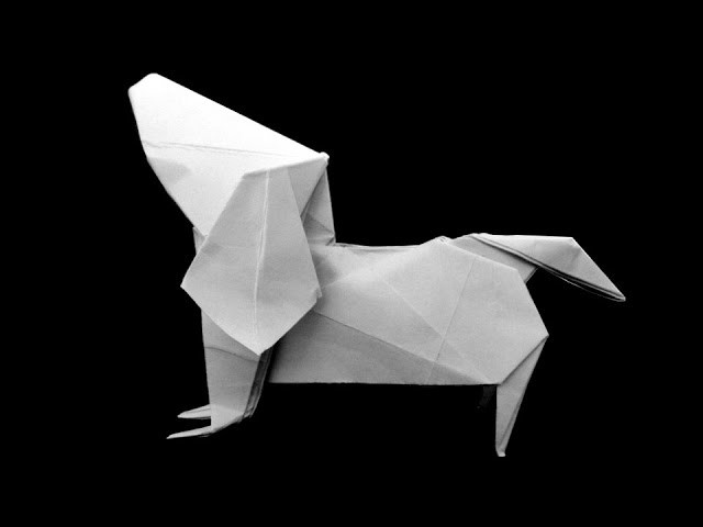 How to make: Origami Dog Dachshund (Fuchimoto Muneji)