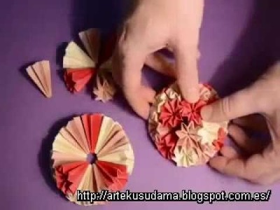 Kusudama venus II - how to make - tutorial