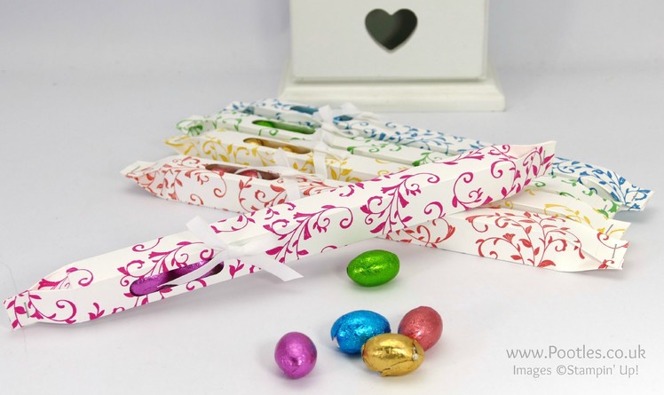 Long Thin Easter Egg Box Tutorial using Stampin' Up! products