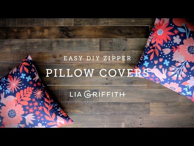 Make a Simple Zipper Pillow
