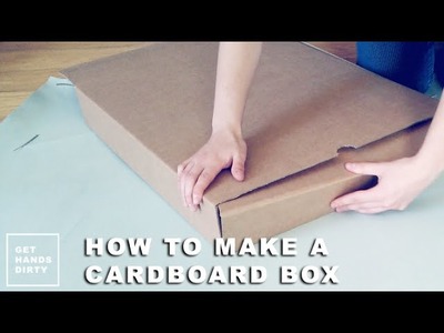Make an Easy Cardboard Box from Scratch