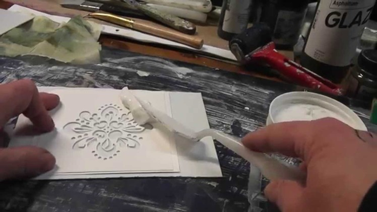 Make Your Own Embossing Plate From Stencil