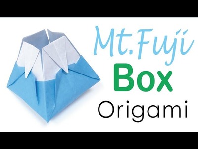 Mount Fuji “FUJISAN" Box Case - Origami Kawaii