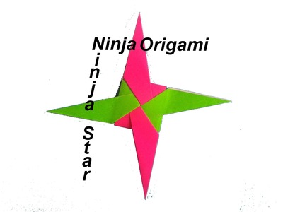 Ninja Origami - faire une étoile de ninja Origami(shuriken)