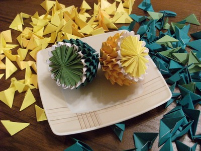 Origami 3D - Lemon and Lime - how to make