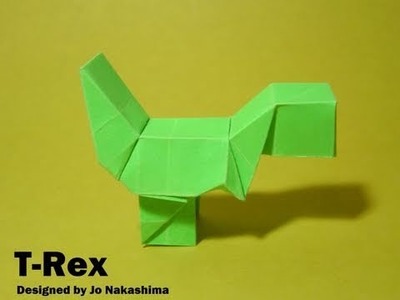 Origami Block T-Rex. Yoshi (Jo Nakashima) - Dinosaur #2