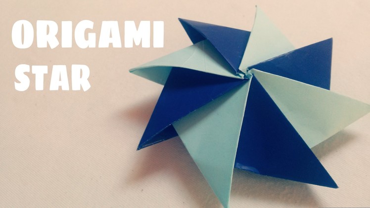 Origami for Kids - 3D Origami Star (Modular Origami)