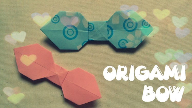 Origami for Kids - Origami Bow