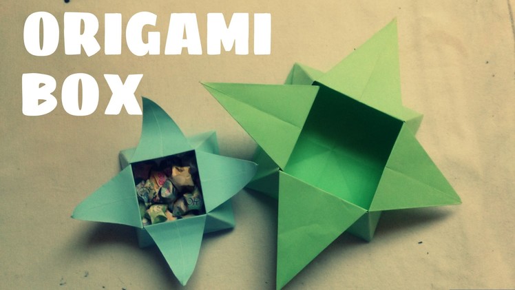 Origami for Kids - Origami Box Tutorial (Very Easy)