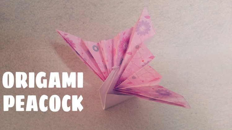Origami for Kids - Origami Peacock - Origami Animals