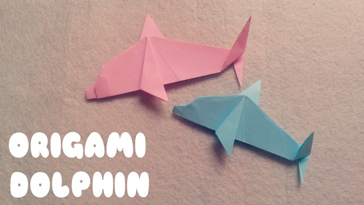 Origami for Kids - Origami Dolphin - Origami Animals