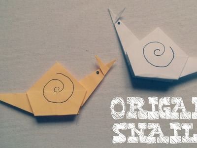 Origami for Kids - Origami Snail