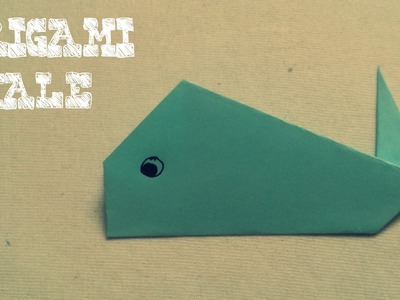 Origami for Kids - Origami Whale (Very Easy)